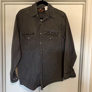 Harley-Davidson Charcoal Button-Up Shirt
